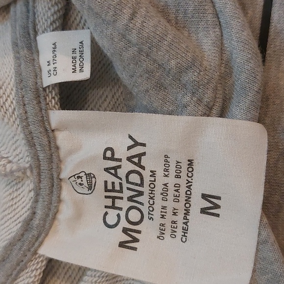 Cheap Monday logo hoodie size M - Picture 6 of 6